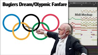 Buglers DreamOlympic Fanfare  John Williams 1984 Midi Mockup [upl. by Eladnor]