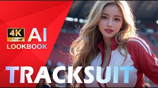 The AI model in the stadium  4k ai lookbook  Ai Art Model  ai룩북 [upl. by Asiaj49]