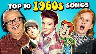 ELDERS REACT TO TOP 10 SONGS OF THE 1960s [upl. by Odraude409]