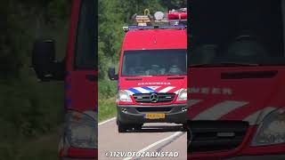 brandweer Vinkeveen met spoed naar een persoon te water in Ouderkerk aan de Amstel feuerwehr 112 [upl. by Asirb879]