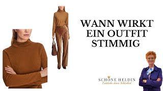 Wann wirkt ein Outfit stimmig [upl. by Winni]