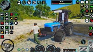 New 🔥 Sonalika Tractor Village Driving  Indian Tractor Driving 3D  Android Gameplay game part1 [upl. by Laehpar495]