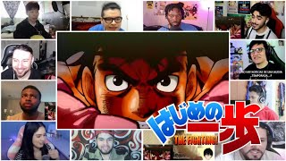 Hajime no Ippo Opening 1  5  Reaction Mashup [upl. by Montagu720]