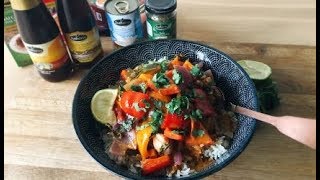 De echte recept uit Thailand rode curry met kip [upl. by Reeher]