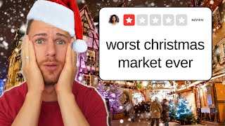 Should You Visit the Worst Christmas Market  Colmar Christmas Market [upl. by Oinotnanauj]