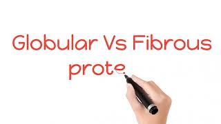 Globular vs Fibrous proteins  Biochemistry  Dr Neeraj Kumar [upl. by Acirederf]