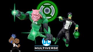 McFarlane DC Muiltiverse Green Lantern Kilowog and Kyle Rayner toy review [upl. by Anoet]