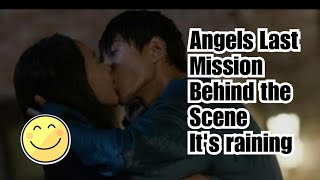 BTS Kissing Scene in the Rain  Angels Last Mission Love [upl. by Yeltsew]