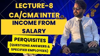 SALARY LECTURE 8 l NOV 2024 EXAM l AY 202425 l CACMA INTER l DEEPAK PATHAK [upl. by Laubin]