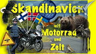 🇫🇮🇳🇴🇸🇪 2022MotorradReise 9’000km durch Skandinavien ans Nordkap🏍 [upl. by Jemimah680]