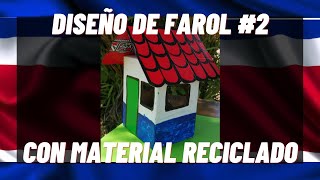 Cómo diseñar un farol con material reciclado Diseño 2  MEP  DRES [upl. by Nhar]