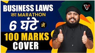 Business Law Maha Marathon  CA Foundation Sep 2024  Business Law By Gurpreet Sir [upl. by Perseus]