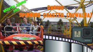 Onride Spinning Coaster Buwalda Weerter Kermis 2017 [upl. by Ahseken]