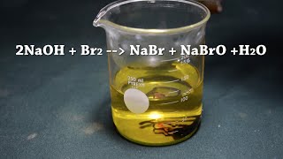 Synthesis of Sodium Hypobromite  Bromine Bleach [upl. by Zat47]