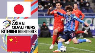 Japan vs China Extended Highlights  AFC Asian Qualifiers  CBS Sports Golazo [upl. by Geraldina]