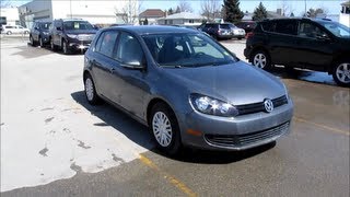 2012 Volkswagen Golf 25 Start up Walkaround and Vehicle Tour [upl. by Aitnas406]