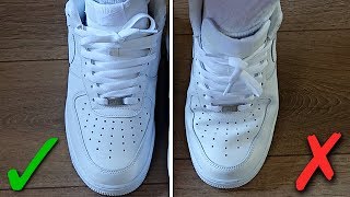 How To Prevent Creases in Air Force 1s BEST WAY [upl. by Nesto]