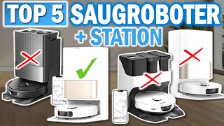 Top 5 SAUGROBOTER mit STATION 2024  Die 5 Besten Saugroboter mit Station im Vergleich [upl. by Ikkir]