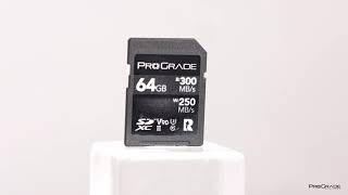 ProGrade Digital SDXC UHSII V90 Memory Card 64GB [upl. by Geraint788]