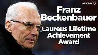 Franz Beckenbauer Speech  Laureus Lifetime Achievement Award [upl. by Enialem129]