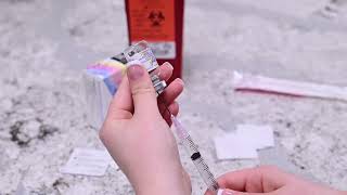 Pregnyl Subcutaneous Injection Meded Instructional Video by ReUnite Rx  Arabic [upl. by Nylatsyrk]