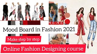 Free online FASHION Design Course  FASHION Mood Board Free Online FASHION Design course [upl. by Andrew]