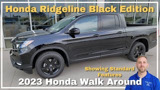 2023 Honda Ridgeline Black Edition  Standard Features [upl. by Anizor]