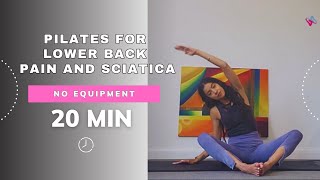 Pilates Sciatica  Low Back Pain Relief [upl. by Fennie]