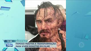 Rodrigo Santoro choca ao relembrar transformação para viver monstro em filme  Balanço Geral [upl. by Hobard]