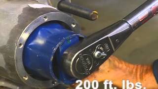 How to adjust the Wheel Bearing on a Trailer Axle [upl. by Pohsib152]