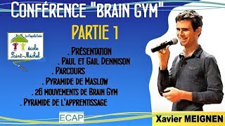 Brain Gym et Apprentissages scolaires  Partie 1 [upl. by Nillad]