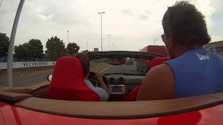 Ferrari california crash Testdrive em Maranello [upl. by Aisereht603]