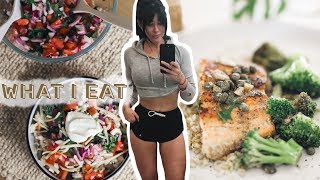 WHAT I EAT  4 Fast Easy amp Healthy Dinner Ideas [upl. by Nylrak]