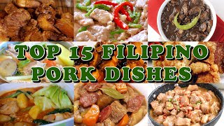 TOP 15 FILIPINO PORK DISHES  FILIPINO FOOD  FILIPINO PORK RECIPES  Pepperhona’s Kitchen [upl. by Benjy]