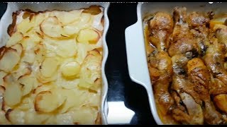 Repas accompagné de Lincontournable gratin dauphinois mais Light [upl. by Dis959]