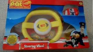 POSTMAN PAT SPECIAL DELIVERY SERVICE TOY STEERING WHEEL  SOUNDS [upl. by Einnij]