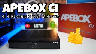 Apebox CI el NUEVO receptor de TV Combo  Review y Tutorial [upl. by Mcdermott]