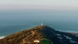 Faro de Trafalgar  Bolonia  Spain drone video [upl. by Elleraj]