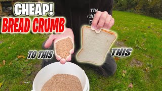 How to make cheap fishing bread crumbs so you can catch more fish [upl. by Helali]