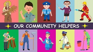 Our Helpers Community Helpers for kids Our Helpers Activity Our Helpers Name Peoples Who Help Us [upl. by Nnaegroeg827]