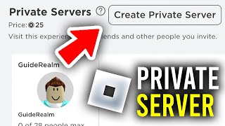 How To Make Private Server In Roblox  Full Guide [upl. by Sama]