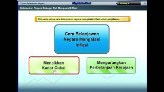 Ekonomi Tingkatan 5 BAB 1  BELANJAWAN NEGARA [upl. by Aihtiekal898]