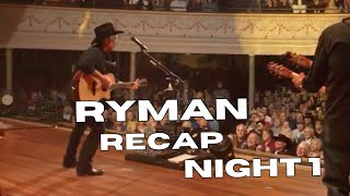 Clint Black  Recap from The Ryman Night 1 [upl. by Enelez]