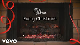 Kelly Clarkson  Every Christmas Wrapped In Red  Fireplace Version [upl. by Arnelle289]