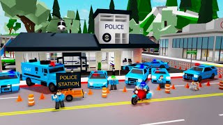 POLICE STATION IN BROOKHAVEN RP [upl. by Orsa308]