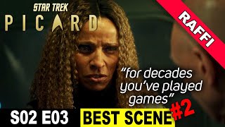 Star Trek Picard Season 2 Episode 3 BEST SCENE – Raffi [upl. by Irodim]