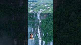 SEVEN SISTERS FALLS MEGHALAYA meghalaya tourist travel trip nature waterfall landscape [upl. by Niar453]