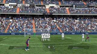 FIFA 11 Tutorial  quotThe Dipping Free Kickquot  Free Kick Tutorial 1 [upl. by Esadnac842]