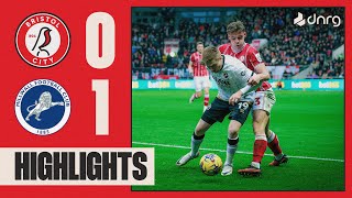 Bristol City 01 Millwall  Highlights [upl. by Alexei817]