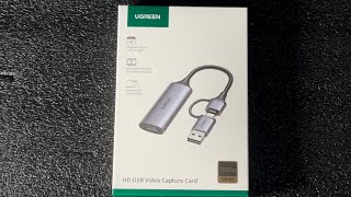 Unboxing y setup de la capturadora de video Ugreen [upl. by Akcinehs]